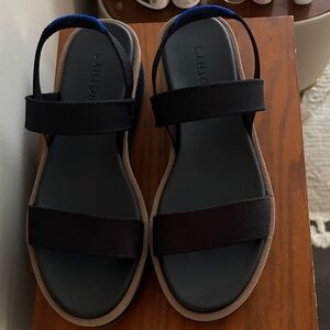 Rothy's Black and Brown Women's Sandals